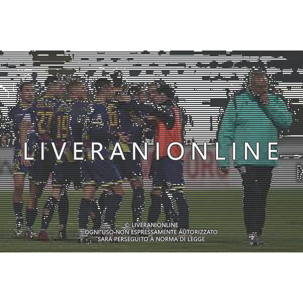ZCP - LEGA PRO 23/12/2022 Rimini - San Donato Tavernelle Campionato di Calcio serie C girone B - nella foto: esultanza finale san donato tavernelle ©Claudio Zamagni/ ©Zamagni Claudio / AGENZIA ALDO LIVERANI SAS