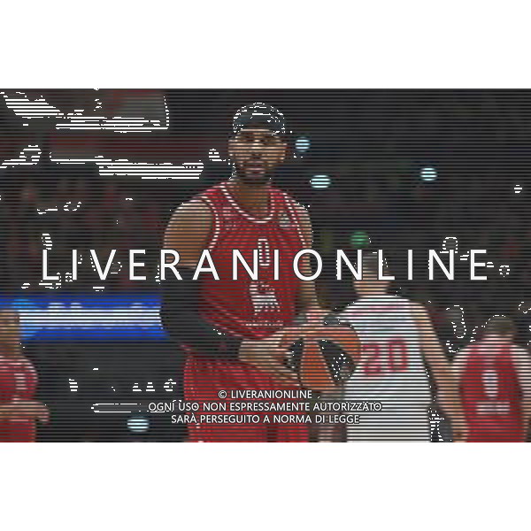 TVRG Brandon Davies (Olimpia Milano) EA7 Emporio Armani Milano vs Monaco Assago (MI) 23-12-2022 Mediolanum Forum Turkish Airlines Euroleague 15a giornata regular season foto Roberto Garavaglia/ag. Aldo Liverani sas / AGENZIA ALDO LIVERANI SAS