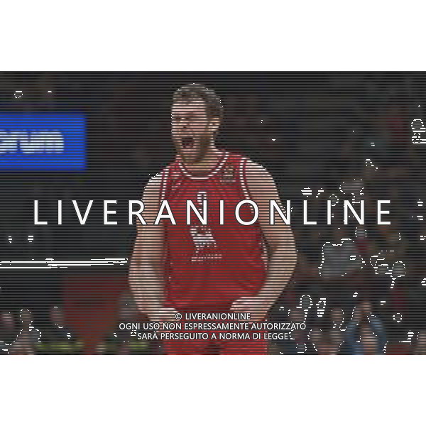 TVRG esultanza Nicolo\' Melli (Olimpia Milano) EA7 Emporio Armani Milano vs Monaco Assago (MI) 23-12-2022 Mediolanum Forum Turkish Airlines Euroleague 15a giornata regular season foto Roberto Garavaglia/ag. Aldo Liverani sas / AGENZIA ALDO LIVERANI SAS