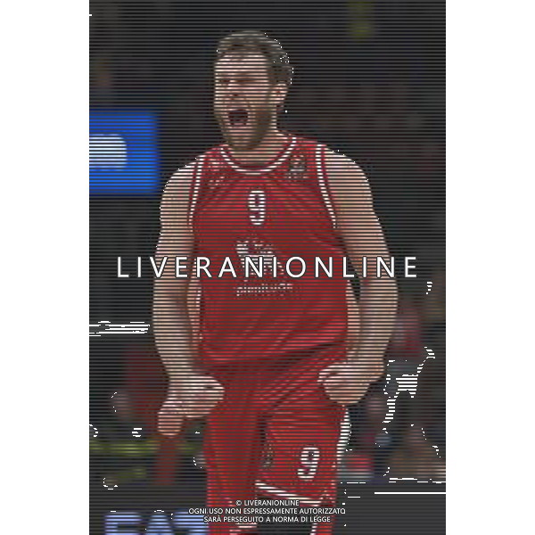 TVRG esultanza Nicolo\' Melli (Olimpia Milano) EA7 Emporio Armani Milano vs Monaco Assago (MI) 23-12-2022 Mediolanum Forum Turkish Airlines Euroleague 15a giornata regular season foto Roberto Garavaglia/ag. Aldo Liverani sas / AGENZIA ALDO LIVERANI SAS