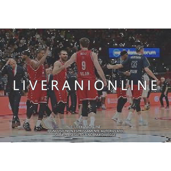 TVRG esultanza Olimpia Milano EA7 Emporio Armani Milano vs Monaco Assago (MI) 23-12-2022 Mediolanum Forum Turkish Airlines Euroleague 15a giornata regular season foto Roberto Garavaglia/ag. Aldo Liverani sas / AGENZIA ALDO LIVERANI SAS