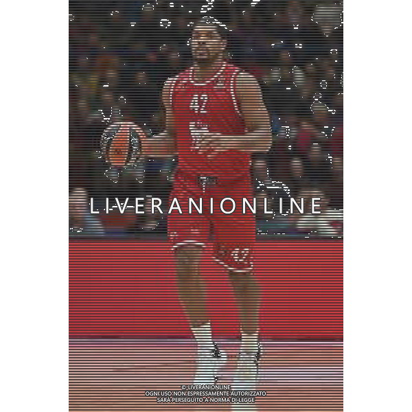 TVRG Kyle Hines (Olimpia Milano) EA7 Emporio Armani Milano vs Monaco Assago (MI) 23-12-2022 Mediolanum Forum Turkish Airlines Euroleague 15a giornata regular season foto Roberto Garavaglia/ag. Aldo Liverani sas / AGENZIA ALDO LIVERANI SAS