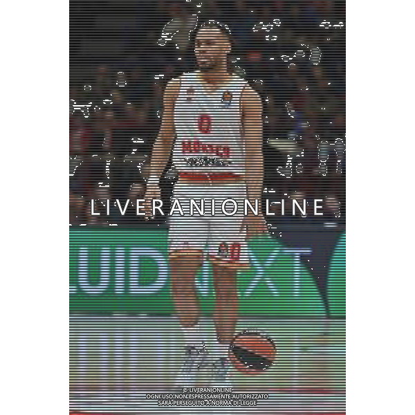 TVRG Elie Okobo (Monaco) EA7 Emporio Armani Milano vs Monaco Assago (MI) 23-12-2022 Mediolanum Forum Turkish Airlines Euroleague 15a giornata regular season foto Roberto Garavaglia/ag. Aldo Liverani sas / AGENZIA ALDO LIVERANI SAS