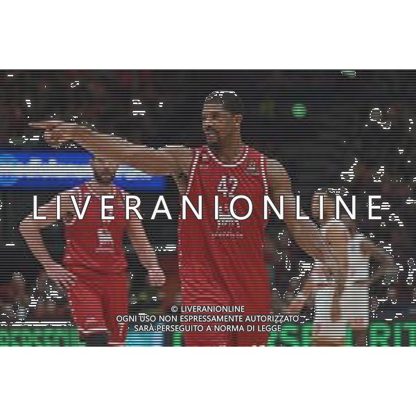 TVRG Kyle Hines (Olimpia Milano) EA7 Emporio Armani Milano vs Monaco Assago (MI) 23-12-2022 Mediolanum Forum Turkish Airlines Euroleague 15a giornata regular season foto Roberto Garavaglia/ag. Aldo Liverani sas / AGENZIA ALDO LIVERANI SAS