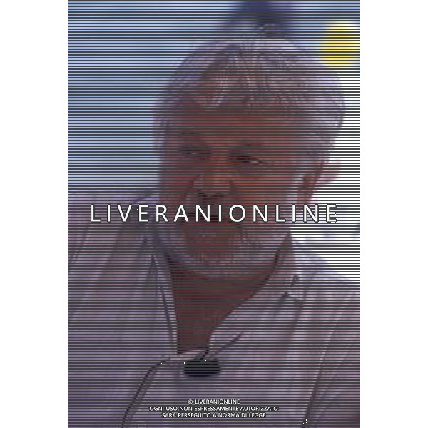 RETROSPETTIVA PAOLO VILLAGGIO ATTORE NELLA FOTO PAOLO VILLAGGIO NELL\'ANNO 1990 A CANNES AG ALDO LIVERANI SAS