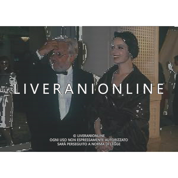 RETROSPETTIVA PAOLO VILLAGGIO ATTORE NELLA FOTO PAOLO VILLAGGIO CON ISABELLA ROSSELLINI AG ALDO LIVERANI SAS 