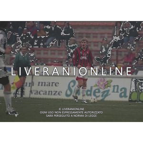 08-12-1996 MILANO CAMPIONATO DI CALCIO SERIE A MILAN-UDINESE 2-1 NELLA FOTO JESPER BLOMQVIST AG ALDO LIVERANI SAS