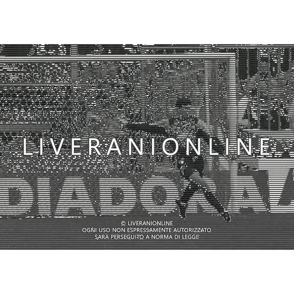 01-04-1992 GENOVA-ANDATA SEMIFINALE DI COPPA UEFA GENOA-AJAX 2-3 NELLA FOTO SIMONE BRAGLIA AG ALDO LIVERANI SAS