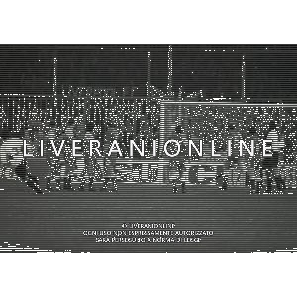 04-03-1992 GENOVA QUARTI DI FINALE DI COPPA UEFA GENOA-LIVERPOOL 2-0 NELLA FOTO GOAL GENOA AG ALDO LIVERANI SAS