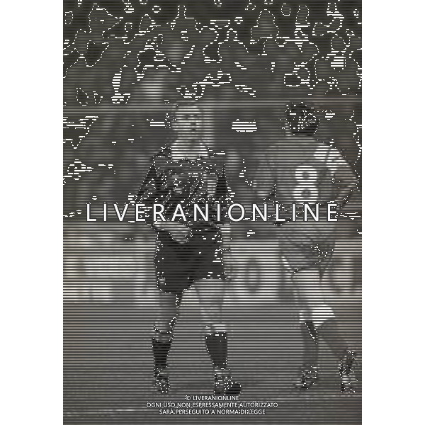 04-03-1992 GENOVA QUARTI DI FINALE DI COPPA UEFA GENOA-LIVERPOOL 2-0 NELLA FOTO ARBITRO HUBERT FORSTINGER AG ALDO LIVERANI SAS