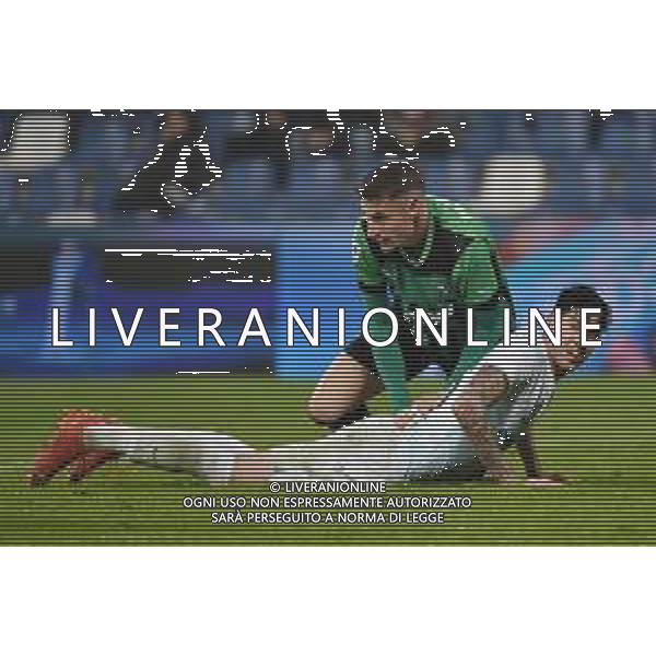Andrea Pinamonti (Sassuolo) e Alessandro Bastoni (Inter) Sassuolo vs Inter Reggio Emilia 29-12-2022 Mapei Stadium - Stadio Citta\' del Tricolore gara amichevole foto Roberto Garavaglia/ag. Aldo Liverani sas / AGENZIA ALDO LIVERANI SAS