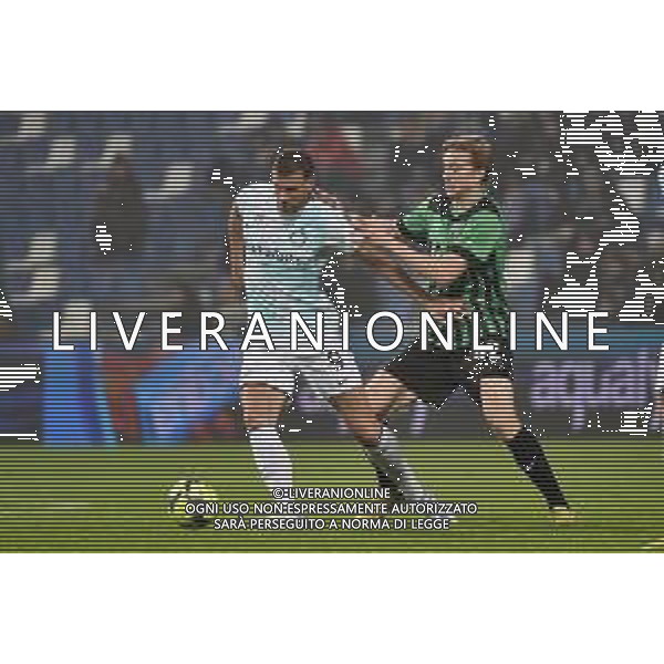 Edin Dzeko (Inter) e Kristian Thorstvedt (Sassuolo) Sassuolo vs Inter Reggio Emilia 29-12-2022 Mapei Stadium - Stadio Citta\' del Tricolore gara amichevole foto Roberto Garavaglia/ag. Aldo Liverani sas / AGENZIA ALDO LIVERANI SAS