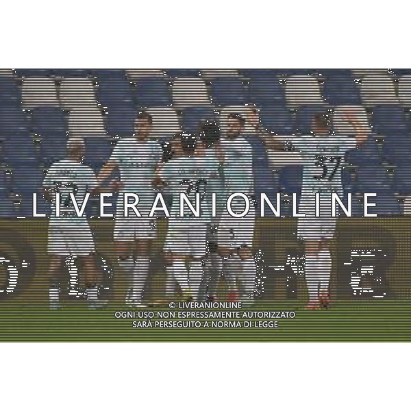 esultanza Inter dopo il gol dell\'1 a 0 Edin Dzeko Sassuolo vs Inter Reggio Emilia 29-12-2022 Mapei Stadium - Stadio Citta\' del Tricolore gara amichevole foto Roberto Garavaglia/ag. Aldo Liverani sas / AGENZIA ALDO LIVERANI SAS
