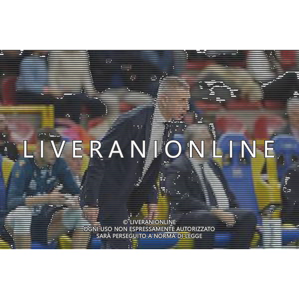 Radostin Stoytchev - Head Coach of WithU Verona durante la partita tra WithU Verona e Gas Sales BlueEnergy Piacenza Volley valida per gli ottavi di finale della DelMonte Coppa Italia di Volley 2023, Verona Italia, 29 Dicembre 2022 presso il pala AGSM-AIM di Verona. ©Roberto Tommasini /Agenzia Aldo Liverani Sas