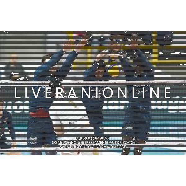 Muro di Aleks Grozdanov - WithU Verona e Noumory Keita - WithU Verona durante la partita tra WithU Verona e Emma Villas Aubay Siena valida per la decima giornata del campionato italiano di volley maschile serie A Superlega, Verona Italia, 4 Dicembre 2022 presso il pala AGSM-AIM di Verona. ©Roberto Tommasini /Agenzia Aldo Liverani Sas