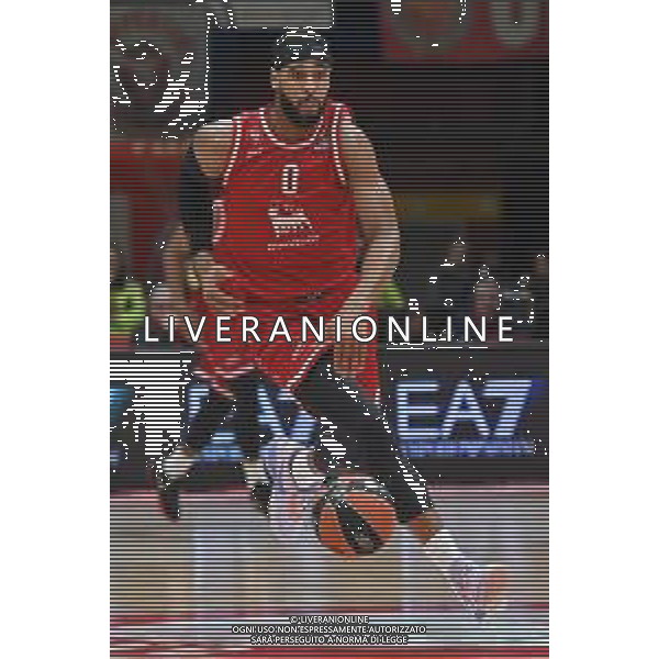 TVRG Brandon Davies (Olimpia Milano) EA7 Emporio Armani Milano vs Valencia Basket Assago (MI) 29-12-2022 Mediolanum Forum Turkish Airlines Euroleague 16a giornata regular season foto Roberto Garavaglia/ag. Aldo Liverani sas