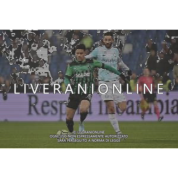 Abdou Harroui (Sassuolo) SX e Roberto Gagliardini (Inter) DX Sassuolo vs Inter Reggio Emilia 29-12-2022 Mapei Stadium - Stadio Citta\' del Tricolore gara amichevole foto Roberto Garavaglia/ag. Aldo Liverani sas