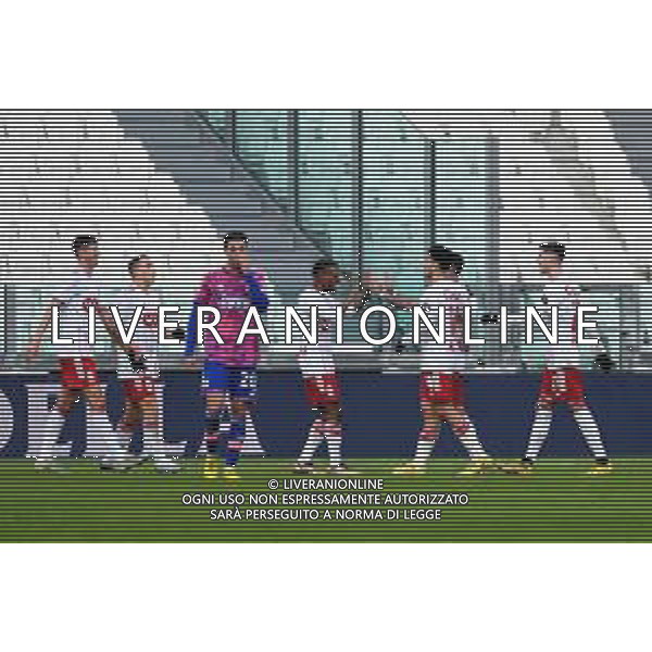 Torino 30.12.2022 Allianz Stadium ©Manuela Viganti/Agenzia Aldo Liverani Juventus vs Standard Liegi Partita Amichevole 2022/2023 Nella foto: esultanza standard liegi dopo autogol ©Viganti /Agenzia Aldo Liverani Sas