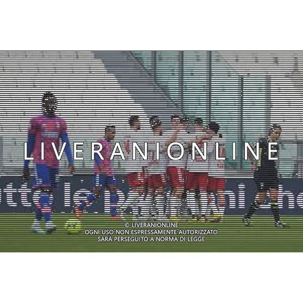 Torino 30.12.2022 Allianz Stadium ©Manuela Viganti/Agenzia Aldo Liverani Juventus vs Standard Liegi Partita Amichevole 2022/2023 Nella foto: esultanza standard liegi dopo autogol ©Viganti /Agenzia Aldo Liverani Sas