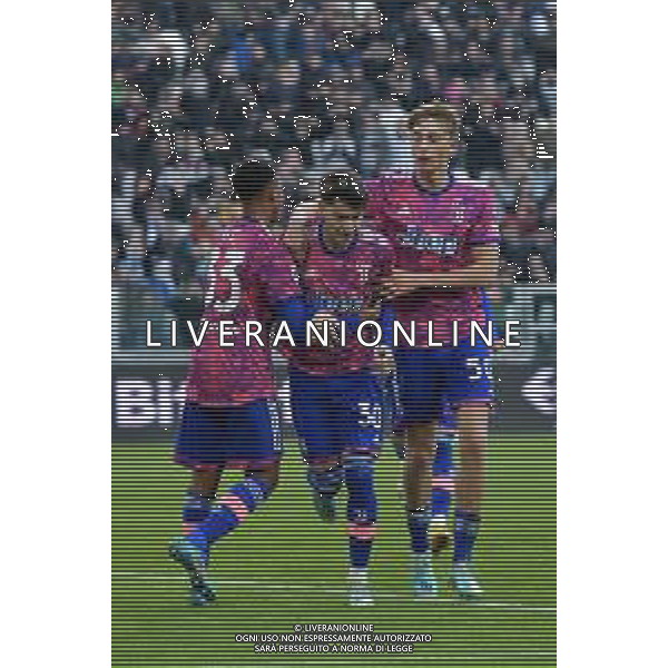 Torino 30.12.2022 Allianz Stadium ©Manuela Viganti/Agenzia Aldo Liverani Juventus vs Standard Liegi Partita Amichevole 2022/2023 Nella foto: esultanza juventus dopo il gol di matias soule\' ©Viganti /Agenzia Aldo Liverani Sas