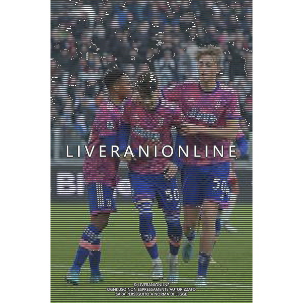 Torino 30.12.2022 Allianz Stadium ©Manuela Viganti/Agenzia Aldo Liverani Juventus vs Standard Liegi Partita Amichevole 2022/2023 Nella foto: esultanza juventus dopo il gol di matias soule\' ©Viganti /Agenzia Aldo Liverani Sas