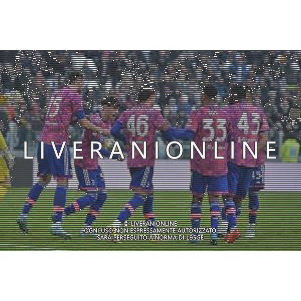 Torino 30.12.2022 Allianz Stadium ©Manuela Viganti/Agenzia Aldo Liverani Juventus vs Standard Liegi Partita Amichevole 2022/2023 Nella foto: esultanza juventus dopo il gol di matias soule\' ©Viganti /Agenzia Aldo Liverani Sas