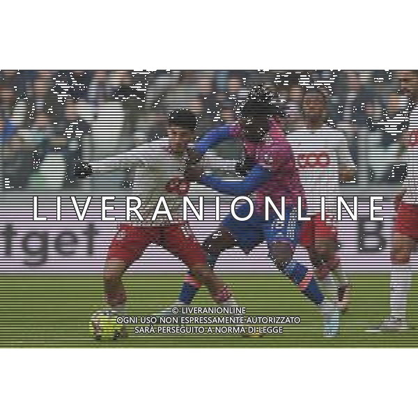 Torino 30.12.2022 Allianz Stadium ©Manuela Viganti/Agenzia Aldo Liverani Juventus vs Standard Liegi Partita Amichevole 2022/2023 Nella foto: moise kean e steven alzate ©Viganti / AGENZIA ALDO LIVERANI SAS
