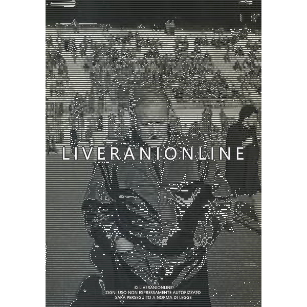 21-11-1979 MILANO QUARTI DI FINALE DI COPPA ITALIA ANDATA MILAN-ROMA 0-4 NELLA FOTO NILS LIEDHOLM ALLENATORE ROMA CALCIO AG ALDO LIVERANI SAS
