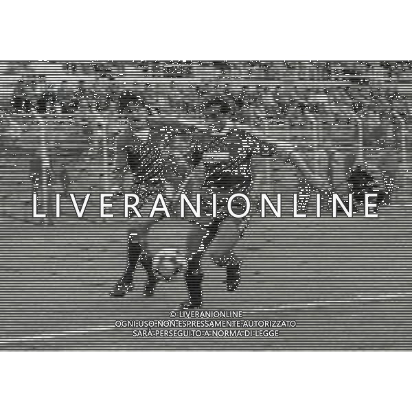 24-10-1982 COMO CAMPIONATO DI CALCIO SERIE B COMO-MONZA 0-0 NELLA FOTO AZIONE DI GIOCO AG ALDO LIVERANI SAS