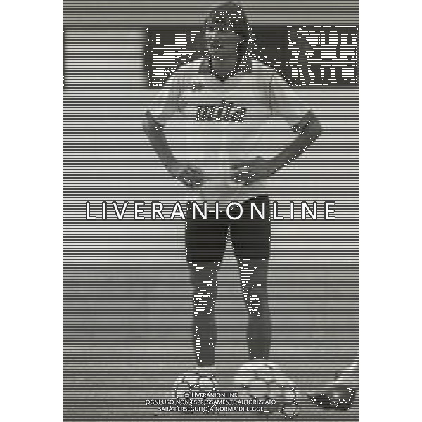 1991 BORNO RADUNO E ALLENAMETO GENOA CALCIO NELLA FOTO MARCO PACIONE AG ALDO LIVERANI SAS