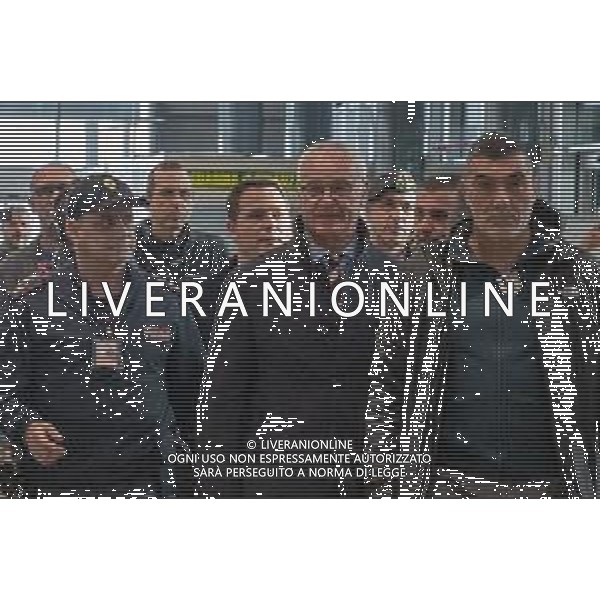3-1-2023. Arrivo all\'aeroporto Mameli di Cagliari/Elmas, del nuovo allenatore del Cagliari Calcio Claudio Ranieri. Foto Salvatore Moi/agenzia Aldo Liverani sas. Nella foto: Claudio Ranieri allenatore Cagliari
