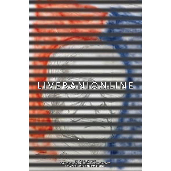 3-1-2023. Arrivo all\'aeroporto Mameli di Cagliari/Elmas, del nuovo allenatore del Cagliari Calcio Claudio Ranieri. Foto Salvatore Moi/agenzia Aldo Liverani sas. Nella foto: Striscione realizzato dai tifosi del Cagliari, per salutare arrivo nuovo allenatore Cagliari, Claudio Ranieri