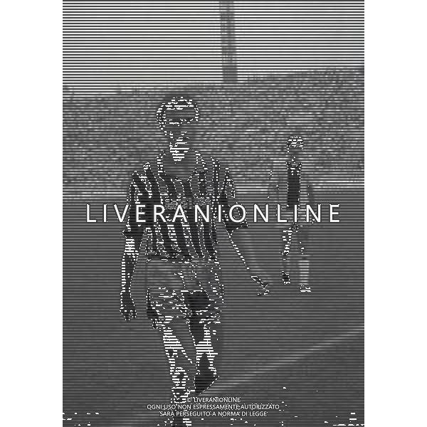 05-09-1982 UDINE 5 GIORNATA DI COPPA ITALIA UDINESE-INTER 1-2 NELLA FOTO GIUSEPPE BERGOMI AG ALDO LIVERANI SAS
