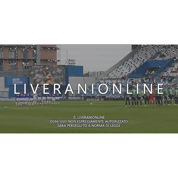 SASSUOLO - SAMPDORIA CAMPIONATO CALCIO SERIE A TIM 04.01.2023 NELLA FOTO LE DUE FORMAZIONI SCHIERATE DURANTE MINUTO DI SILENZIO PER LA MORTE DI PELE\' ©SANTANDREA / AGENZIA ALDO LIVERANI SAS