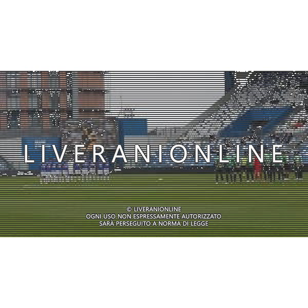 SASSUOLO - SAMPDORIA CAMPIONATO CALCIO SERIE A TIM 04.01.2023 NELLA FOTO LE DUE FORMAZIONI SCHIERATE DURANTE MINUTO DI SILENZIO PER LA MORTE DI PELE\' ©SANTANDREA / AGENZIA ALDO LIVERANI SAS