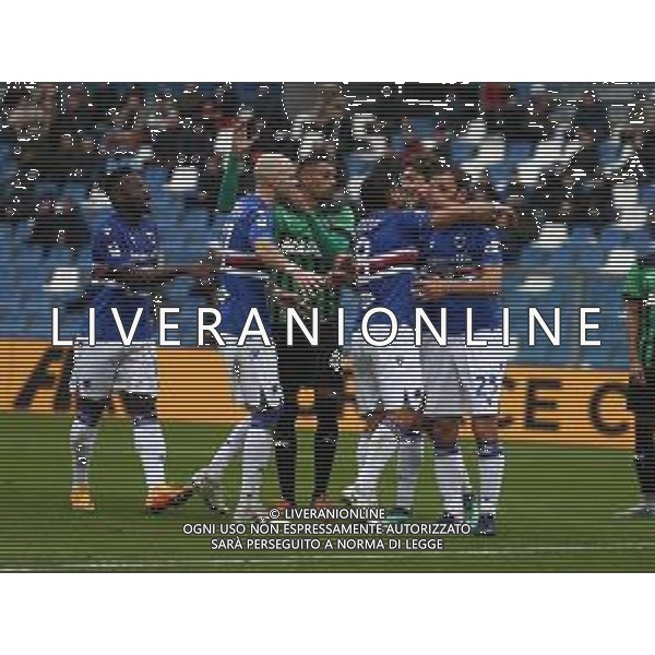 SASSUOLO - SAMPDORIA CAMPIONATO CALCIO SERIE A TIM 04.01.2023 NELLA FOTO ESULTANZA DOPO IL GOL DI MANOLO GABBIADINI ©SANTANDREA / AGENZIA ALDO LIVERANI SAS
