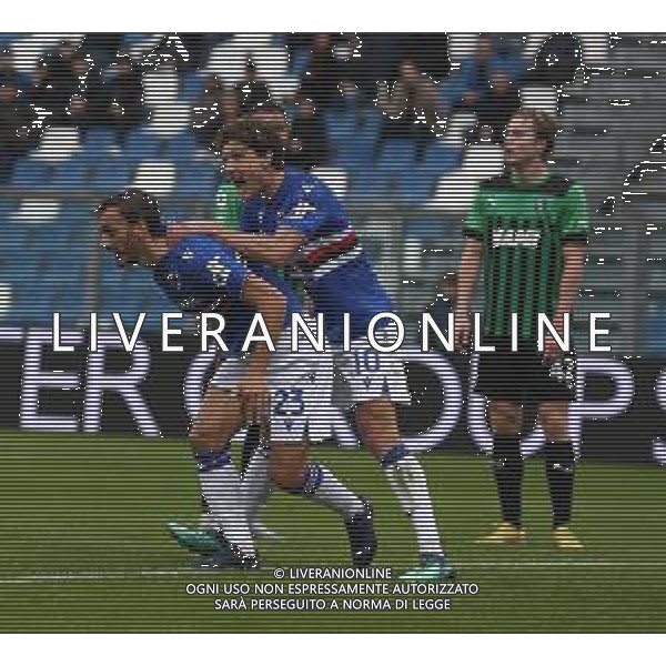 SASSUOLO - SAMPDORIA CAMPIONATO CALCIO SERIE A TIM 04.01.2023 NELLA FOTO ESULTANZA DOPO IL GOL DI MANOLO GABBIADINI ©SANTANDREA / AGENZIA ALDO LIVERANI SAS