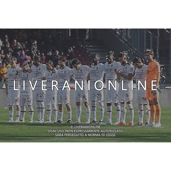 SALERNITANA - MILAN CAMPIONATO CALCIO SERIE A TIM 04.01.2023 NELLA FOTO la formazione schierata durante minuto di silenzio per la morte Pele\' ©MOSCA / AGENZIA ALDO LIVERANI SAS