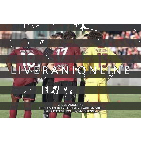 SALERNITANA - MILAN CAMPIONATO CALCIO SERIE A TIM 04.01.2023 NELLA FOTO Le proteste Salernitana Davide Nicola, Guillermo Ochoa, Lassana Coulibaly, Federico Fazio con arbitro Fourlan ©MOSCA / AGENZIA ALDO LIVERANI SAS