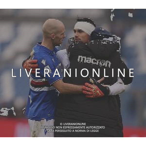 SASSUOLO - SAMPDORIA CAMPIONATO CALCIO SERIE A TIM 04.01.2023 NELLA FOTO ESULTANZA GIOCATORI SAMPDORIA A FINE GARA ©SANTANDREA / AGENZIA ALDO LIVERANI SAS