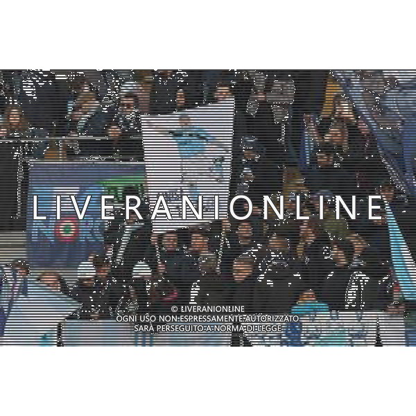 Lecce, 4 January 2023 at Stadio Via Del Mare Lecce-Lazio Seria A 2022-2023 In pic: In memory of Sinisa Mihajlovic - striscione tifosi ©Andrea Rosito / AGENZIA ALDO LIVERANI SAS