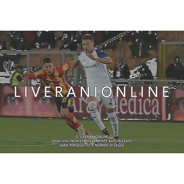 Lecce, 4 January 2023 at Stadio Via Del Mare Lecce-Lazio Seria A 2022-2023 In pic: Sergej Milinkovic Savic and Joahn Gonzales ©Andrea Rosito / AGENZIA ALDO LIVERANI SAS