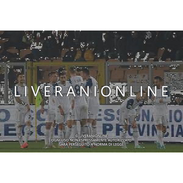 Lecce, 4 January 2023 at Stadio Via Del Mare Lecce-Lazio Seria A 2022-2023 In pic: Lazio celabrate ©Andrea Rosito / AGENZIA ALDO LIVERANI SAS