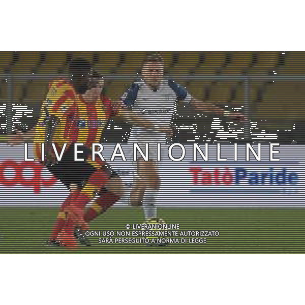 Lecce, 4 January 2023 at Stadio Via Del Mare Lecce-Lazio Seria A 2022-2023 In pic: Umiti and Baschirotto vs Ciro Immobile ©Andrea Rosito / AGENZIA ALDO LIVERANI SAS