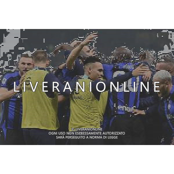 esultanza Inter dopo il gol dell\'1 a 0 Edin Dzeko Inter vs Napoli Milano 04-01-2023 Stadio Giuseppe Meazza - San Siro Campionato Serie A TIM - 16a giornata foto Roberto Garavaglia/ag. Aldo Liverani sas / AGENZIA ALDO LIVERANI SAS