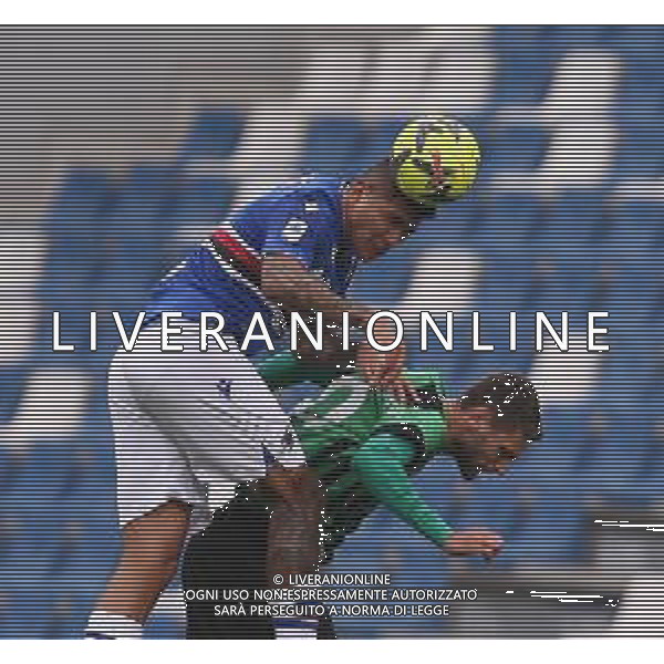 SASSUOLO - SAMPDORIA CAMPIONATO CALCIO SERIE A TIM 04.01.2023 NELLA FOTO BRUNO AMIONE (SAMPDORIA) E DOMENICO BERARDI (SASSUOLO) ©SANTANDREA / AGENZIA ALDO LIVERANI SAS