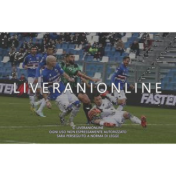 SASSUOLO - SAMPDORIA CAMPIONATO CALCIO SERIE A TIM 04.01.2023 NELLA FOTO CONTRASTO EMIL AUDERO IN PARATA VIENE INFORTUNATO ©SANTANDREA / AGENZIA ALDO LIVERANI SAS