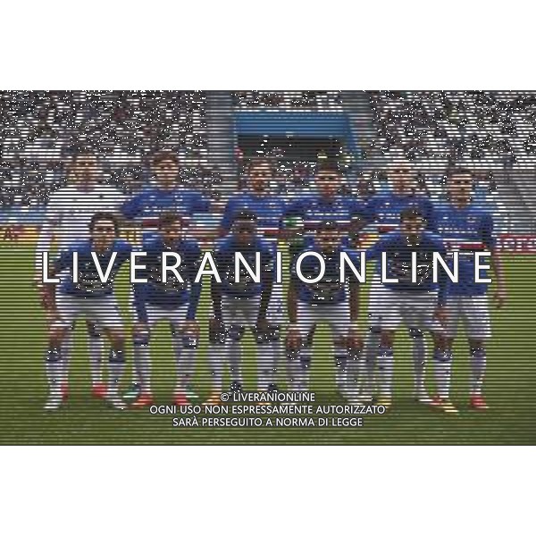 SASSUOLO - SAMPDORIA CAMPIONATO CALCIO SERIE A TIM 04.01.2023 NELLA FOTO FORMAZIONE DELLA SAMPDORIA ©SANTANDREA / AGENZIA ALDO LIVERANI SAS