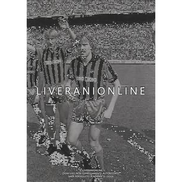 06-05-1994 MILANO CAMPIONATO DI CALCIO SERIE A MILAN-PISA 2-1 NELLA FOTO WIM KIEFT EKLAUS BERGREEN AG ALDO LIVERANI SAS