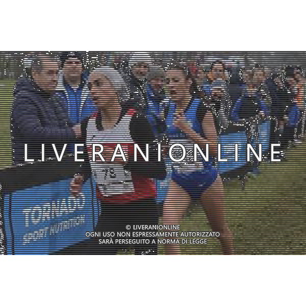 TVRG Campaccio 2023 nella foto Marwa Bouzayani (TUN) SX e Nadia Battocletti (ITA) DX San Giorgio su Legnano (MI) 06-01-2023 66mo Campaccio Cross Country Race Gara Internazionale foto Roberto Garavaglia/ag. Aldo Liverani sas